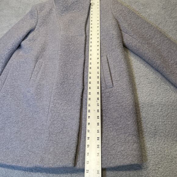 Kenneth Cole Womens Peacoat Size XL Gray Boucle Wool Fencer Collar - Picture 7 of 13